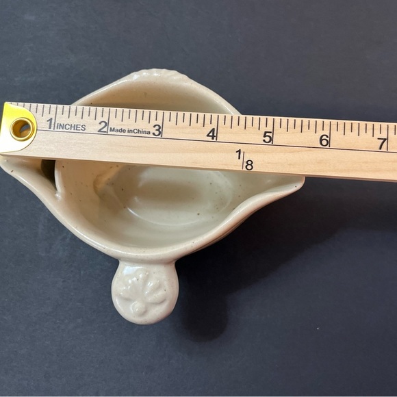 Robert Weiss Gravy Boat Fat Seperator 1019 Healsdburg Ca Beige Speckled Glaze - Picture 5 of 6